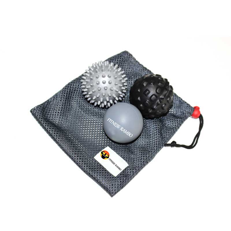 Рэмбо 2020 Горячая продажа фитнес 3 spiky силиконовый Массажный мяч набор