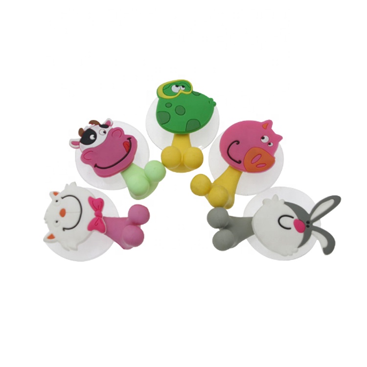 2019 New Lovely Animal Shape Toothbrush Holder With Suction Base