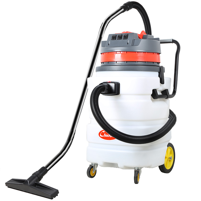 3-motor 3000W 90L высококачественный промышленный пылесос с пластиковым резервуаром для влажной и сухой уборки
