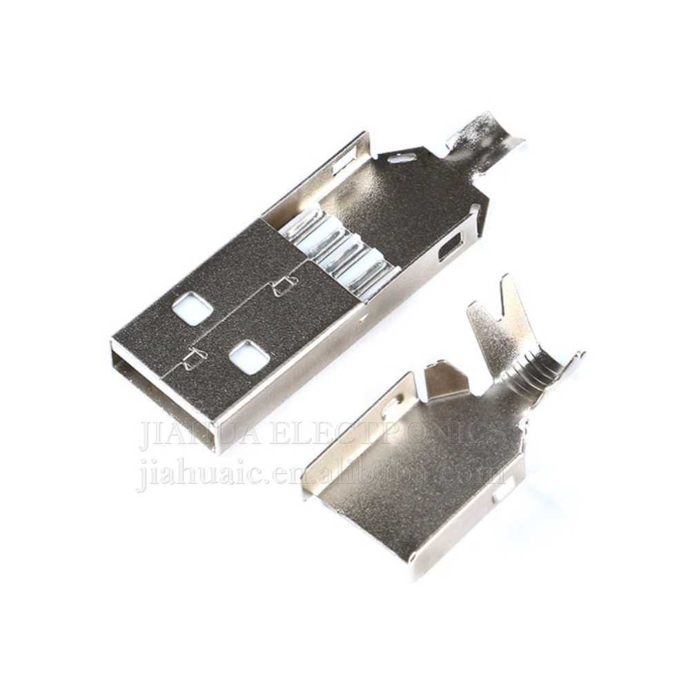 USB-AM 90180 градусов, интерфейс типа a, USB2.0 «сделай сам», штепсельная вилка, соединитель USB A типа «папа»