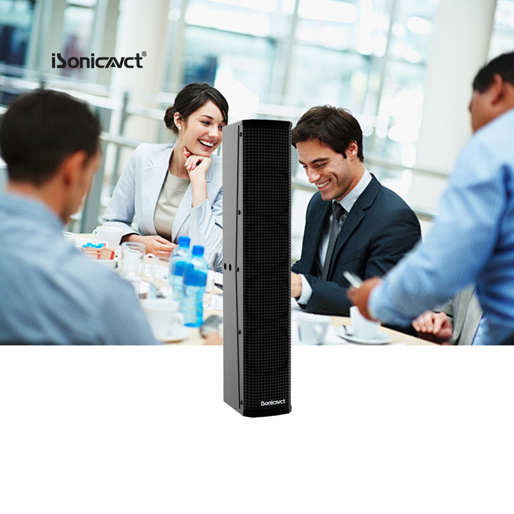 iSonicavct H403 Music Equipment Sound System Active Powered Professional Line Array Column Dj Speaker Pa Home Theatre System