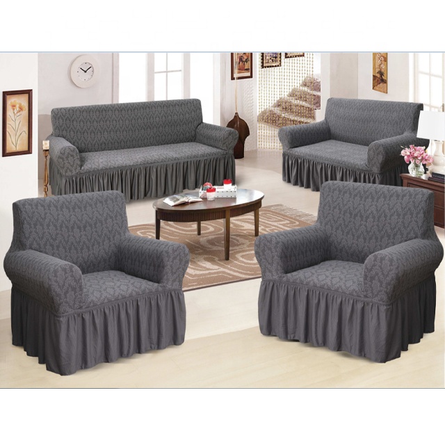 Homeechoice 123 seater спандекс жаккард диван набор крышка стрейч эластичный чехол