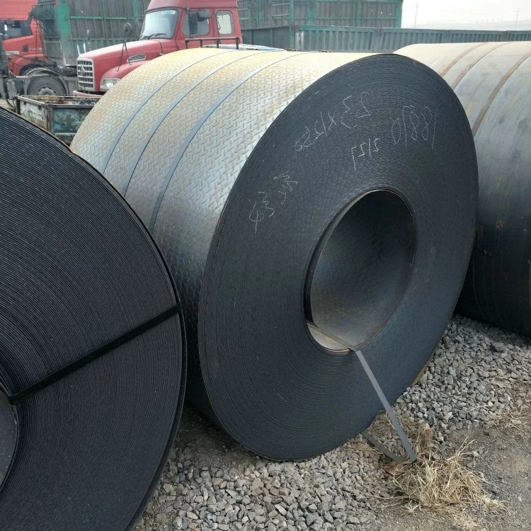 ASTM Q235 Q345 Ss400 горячекатаная Углеродистая стальная катушка HRC Hr мягкая Углеродистая стальная катушка лист