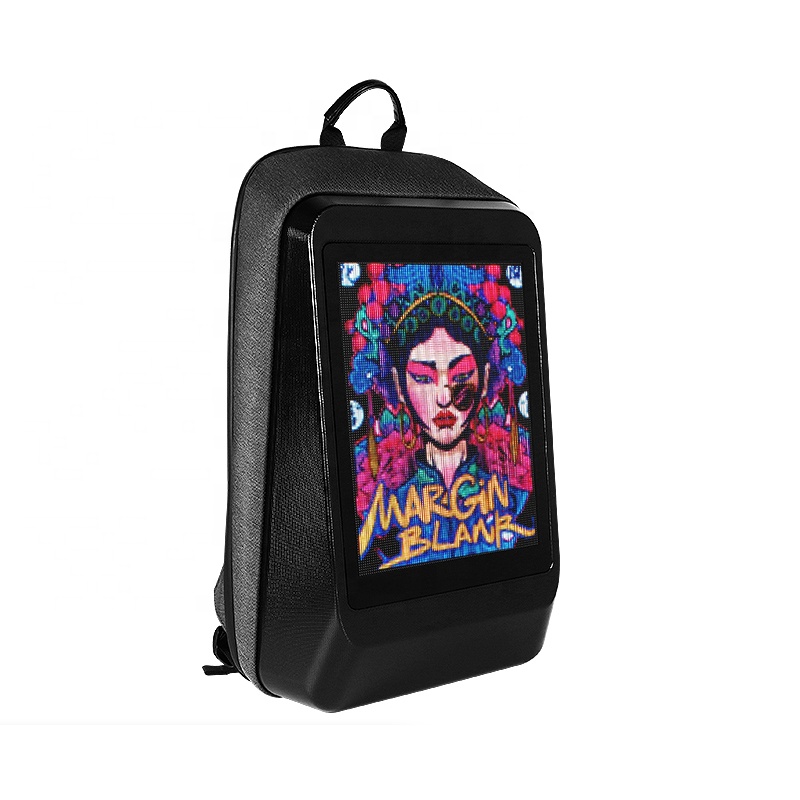 Smart waterproof newest hot sale King Kong LED backpacks high quality walking advertising machine LED display backpacks