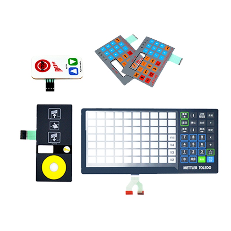 Self-adhesive printing custom made keypad switch waterproof keypad
