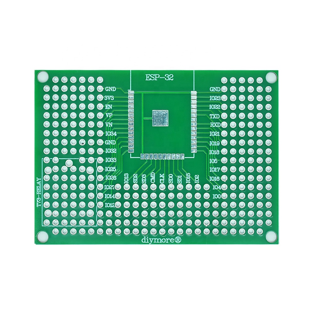 Wi-Fi ESP8266 прототип печатной платы ESP12F ESP12E/ESP32 печатная плата с отверстиями 5X7 двухстороннее Оловянное покрытие