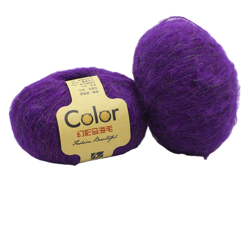 Dimuni Hot Sale High Quality Cotton Thread For Crochet 100% Mohair Wool Silk Yarn