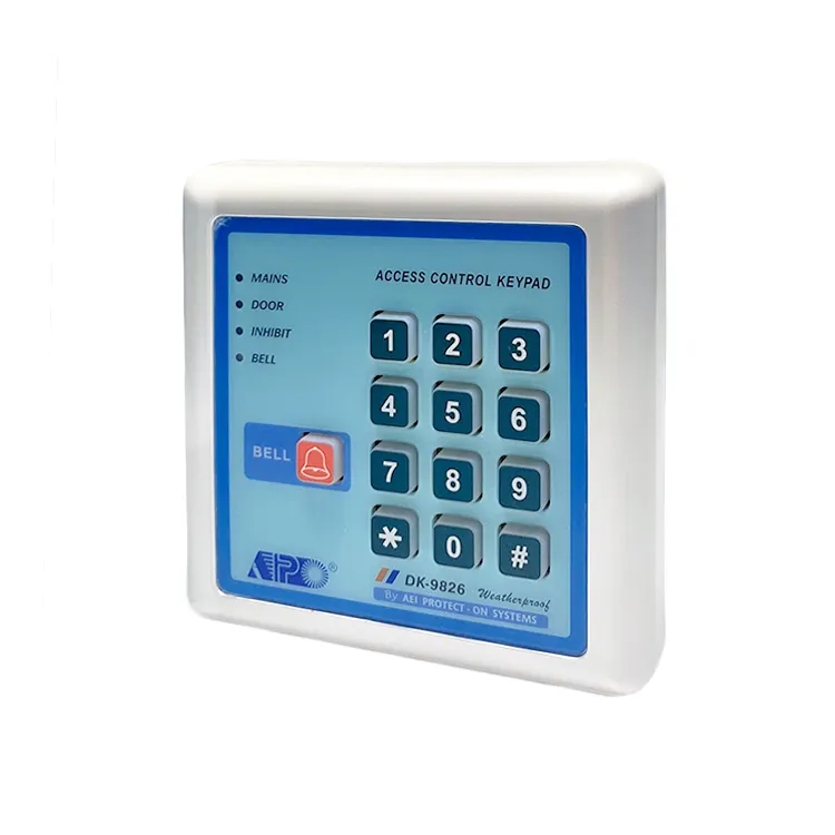 Case Silicon Rubber Keytop Single Output Access Control Keypad High Quality Plastic 12V DC CODE Blue LED 1 Solid State Output