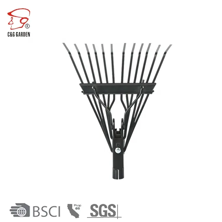 mini 12 tine steel wire rakes for child children garden tools