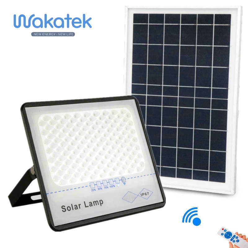 Wakatek Солнечный энергосберегающий наружный водонепроницаемый ip65 300 Вт Солнечный Прожектор 300 Вт 200 Вт 150 Вт 100 Вт 50 Вт