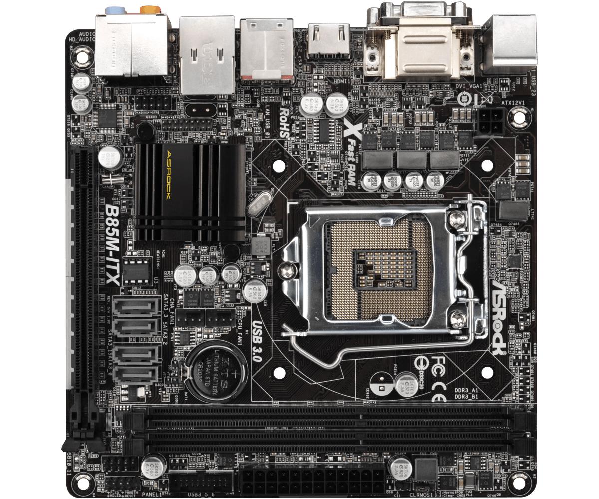 4th Gen Intel i3 i5 i7 гнездо 1150 DDR3 DDR3L MINI-ITX материнская плата B85M-ITX H81M-ITX H81TM-ITX H87M-ITX для ASROCK