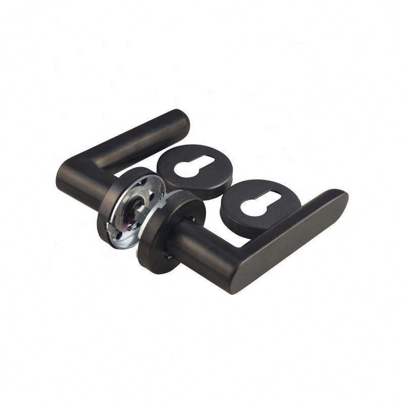 Top quality fire proof stainless steel U shape tube lever hardware door handles