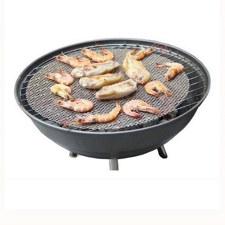 The Best Clean And Easy To Clean Round Barbecue Grill Mesh Thickened Stainless Bbq