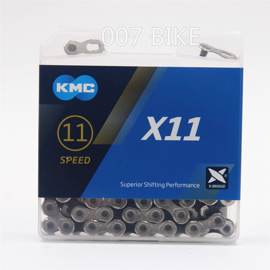 Цепь для горного велосипеда KMC X11, 11 22 33 скоростей, оригинальная цепь X11 для горного и дорожного велосипеда, 118л