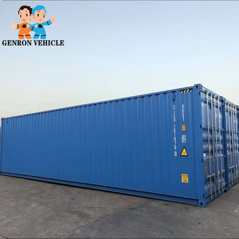 Best sale Corten Steel 40 20 feet high cube shipping container and door for cargo import and export transportation