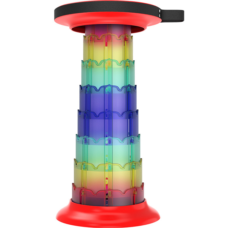 Retractable Folding Telescopic Stools Sturdy Portable Light Weight Plastic Stool For Outdoor Travel Camping