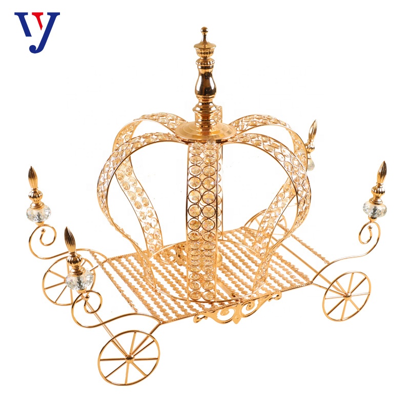 Pumpkin Metal candlestick modern crystal candlestick holder crystal use wedding