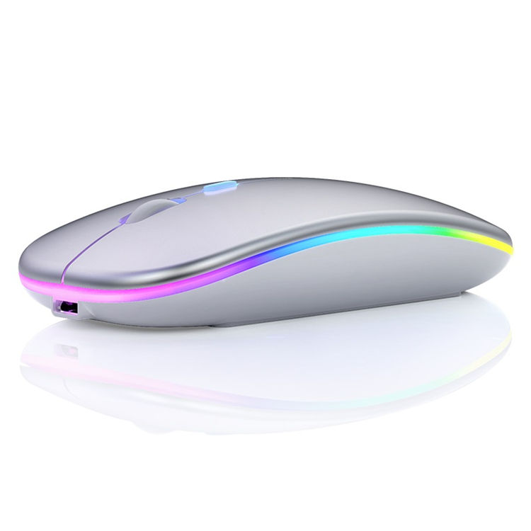 Беспроводная мышь голубая зуб RGB перезаряжаемая мышь компьютерная Тихая мышь со светодиодной подсветкой эргономичная игровая мышь для ноутбука ПК