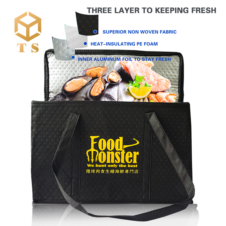 New Arrival cooler bag custom Printing Insulated Ice Picnic Wine thermal food delivery bag