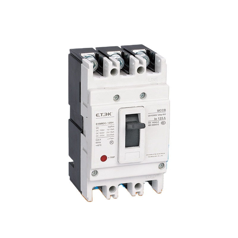ETEK DC 3P 10A 16A 20A 25A 32A 40A 50A 63A 15KA 750VDC термомагнитный Тип DC MCCB формованный корпус автоматический выключатель с Intertek