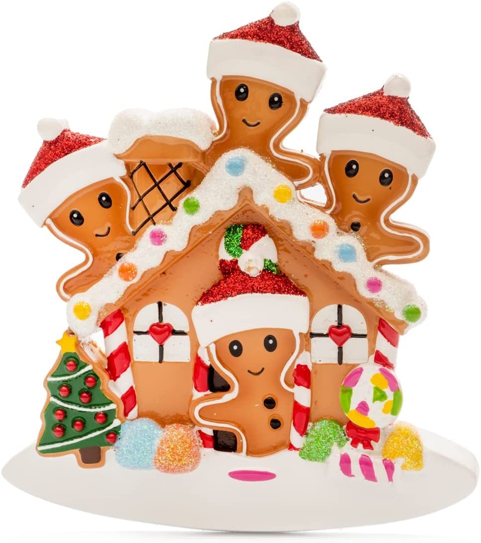 Personalized Gingerbread Christmas Ornament