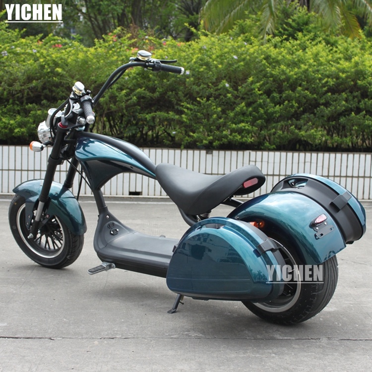 YICHEN Motos Electricas Chinas EEC Approved Two Wheeler 2000w Dual Hydraulic Disc Break Electric Scooter