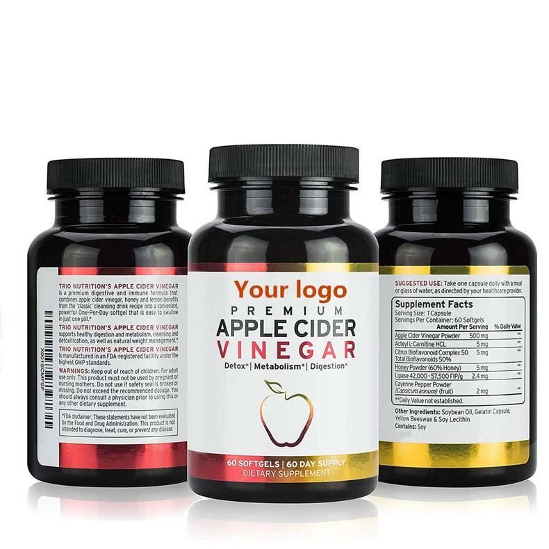Best Effect Powerful Weight Loss Control Plus Keto With The Mother Apple Cider Vinegar Capsules