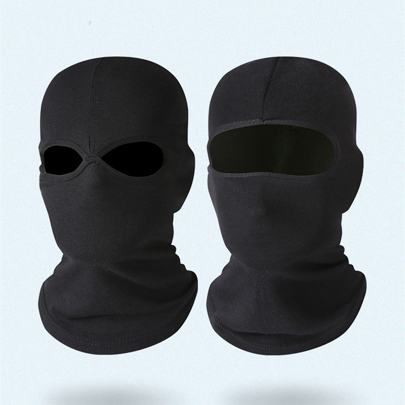 Customized Logo Winter Thermal Cotton Polyester Antistatic Cycling Headgear Breathable Bike Sports Full Face Cover, 2 styles