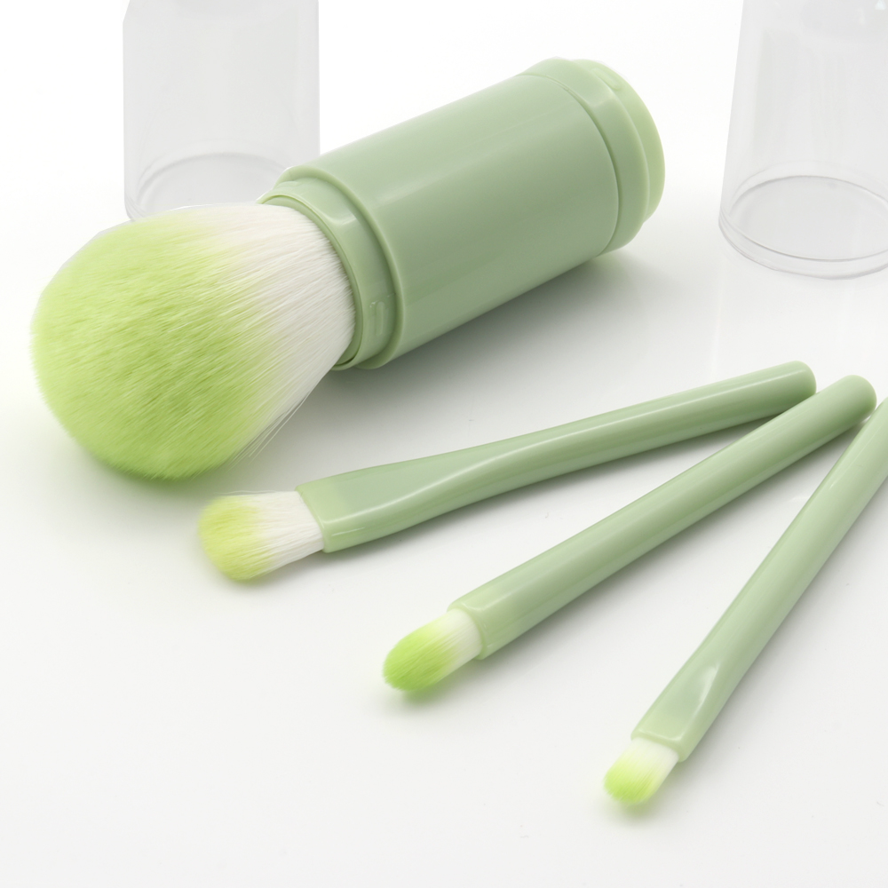 Double Side 4 In 1 Makeup Brush Set For Lip Eyebrow Blush Concealer Cosmetic Make up Brush for Foundation