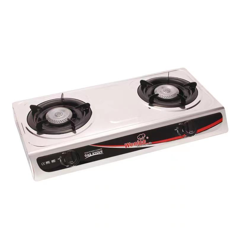 Gas cooker Auto Ignition Set CKD SKD Two Burner Gas Cooker For Household Gas Stove
