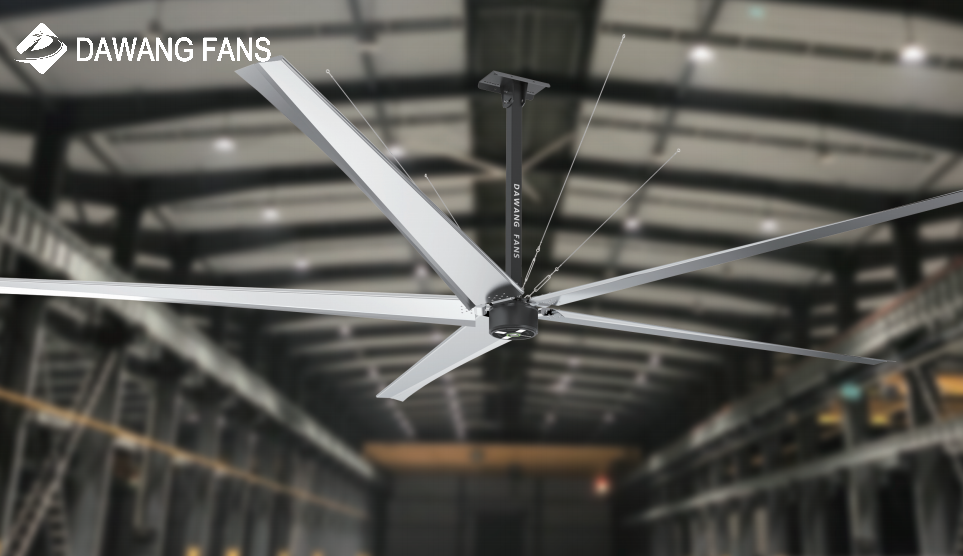 Супер HVLS 24FT тихий 5 Magnalium лопасти потолочный вентилятор Китай теплоотдачи вентиляторы