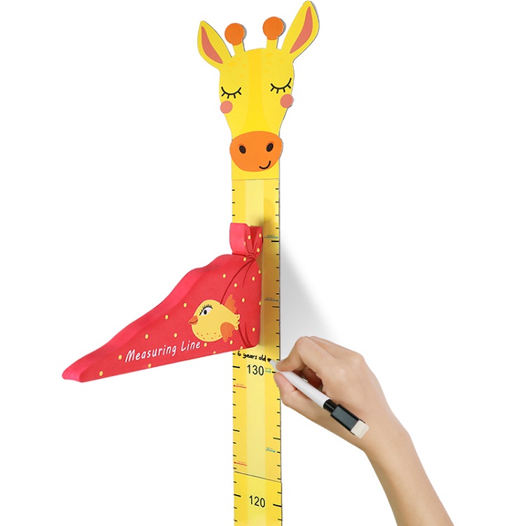 UCMD Children's Growth Height Ruler Cute Soft Ruler High Quality Height Measurement Sticker Wall Ruler