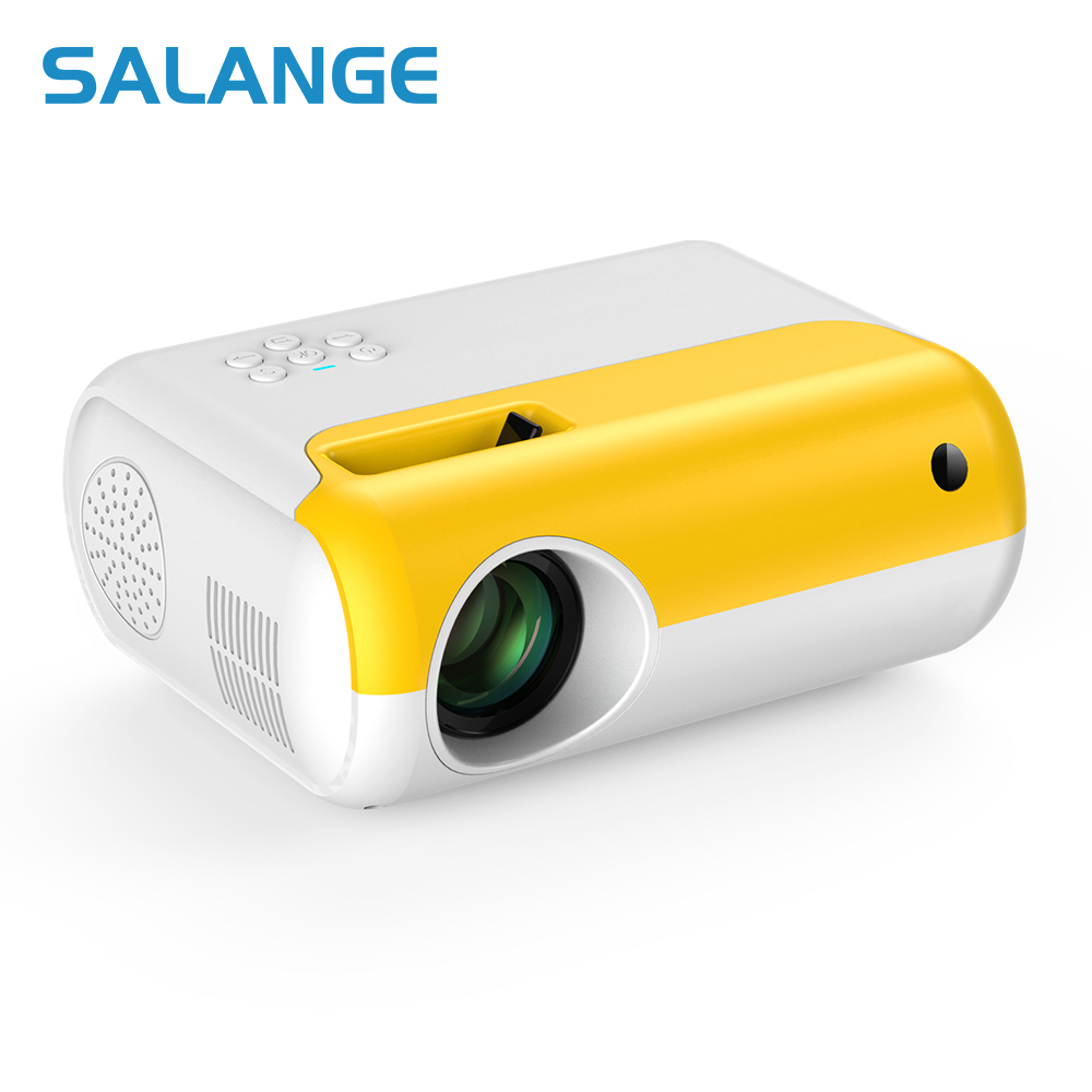 Новый P80 умный проектор с 480p 1200ANSI люмен Proyector Wi-Fi синий зуб динамик детская история проектор мини-проектор