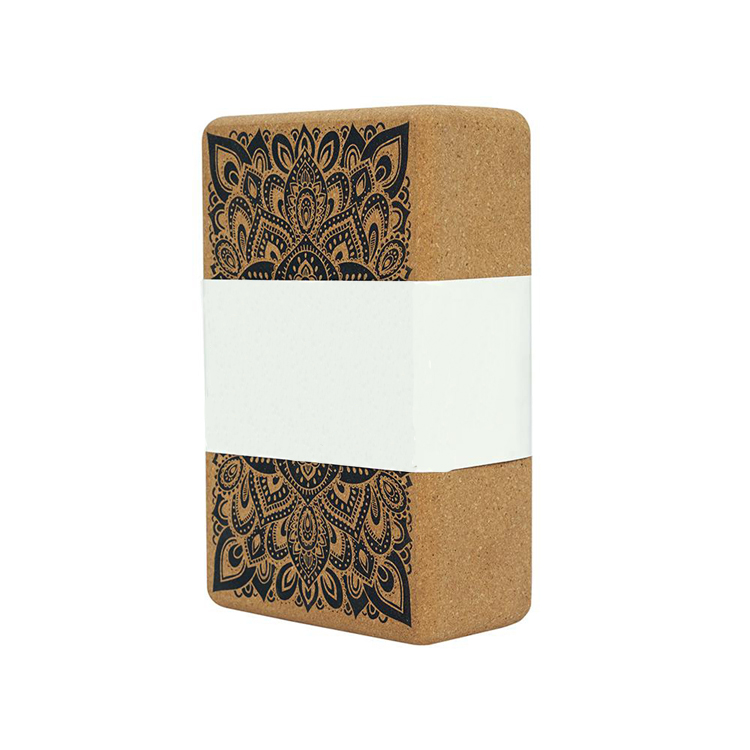 Oyoga Private Label 3x6x9 Inch Cork Natural Yoga Block