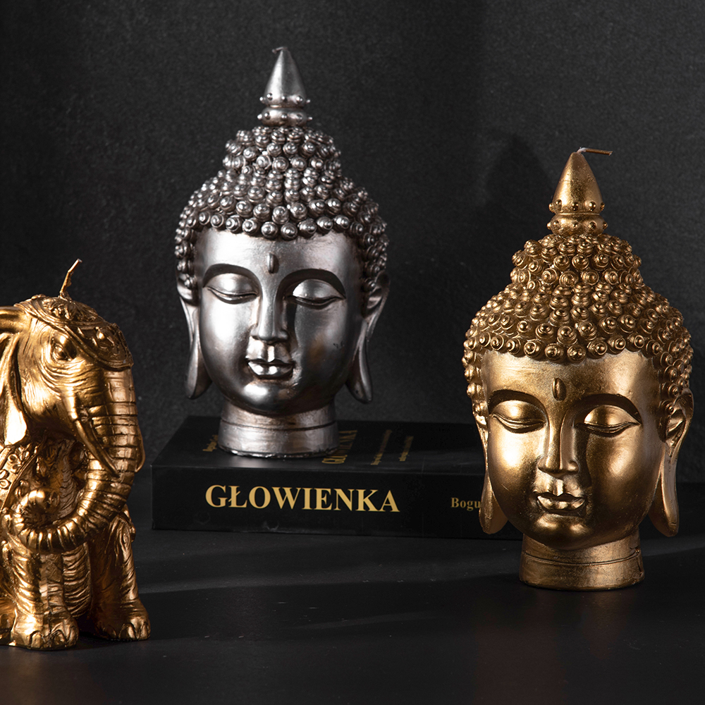 Декоративная парафиновая свеча budda ручной работы с индивидуальным дизайном
