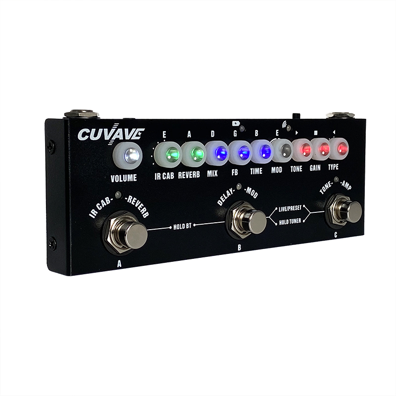 CUVAVE Cube Baby производство хор Phaser задержка реверберации искажения гитары педаль эффект многофункциональная гитарная педаль низкая цена