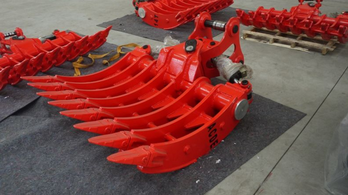 Monde good quality excavator root rake for 1-40 ton excavator