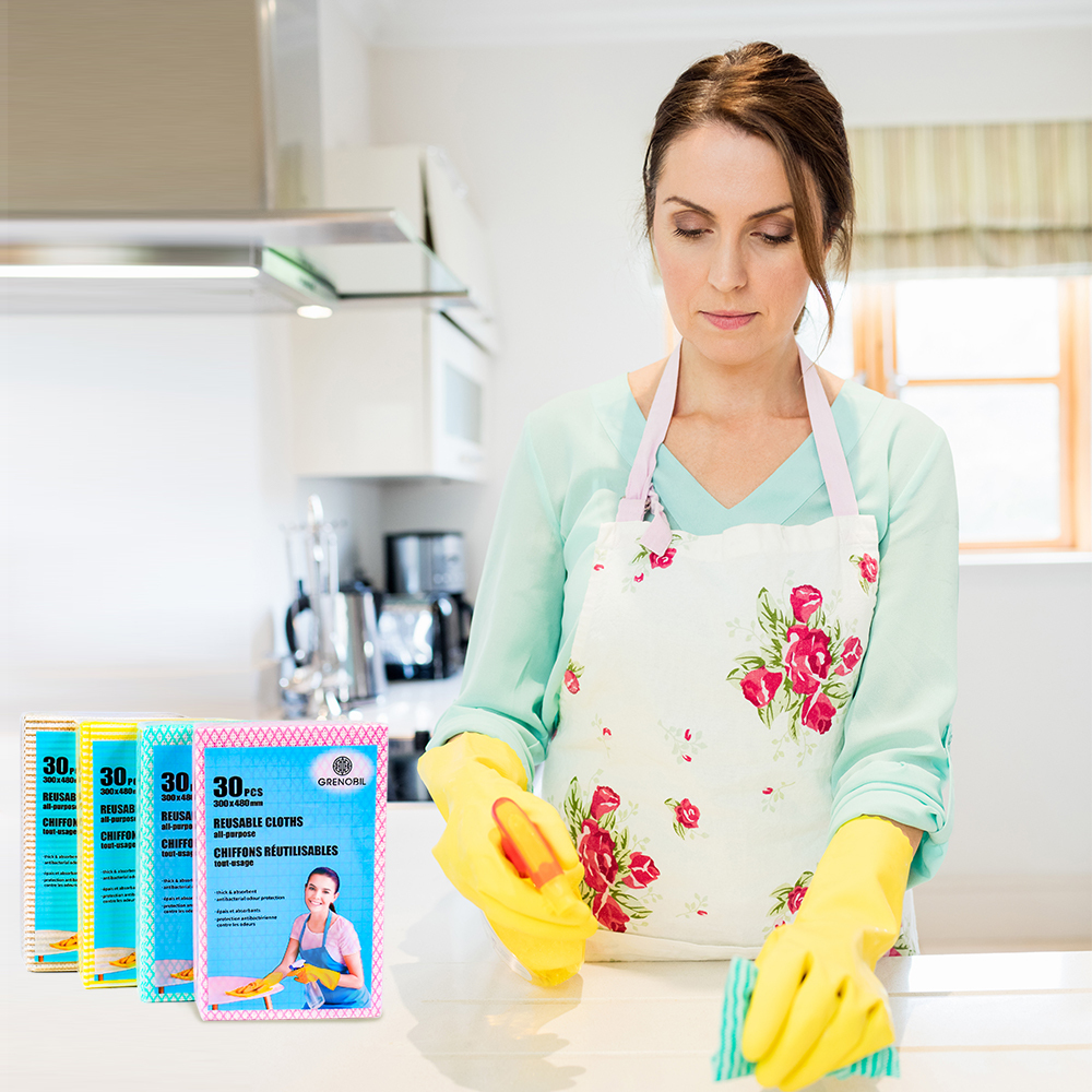 High Quality Absorbent Dish Kitchen Towel Washable Tea Towels Square Table Rags Custom Kitchen Towel Supplier Wholesale