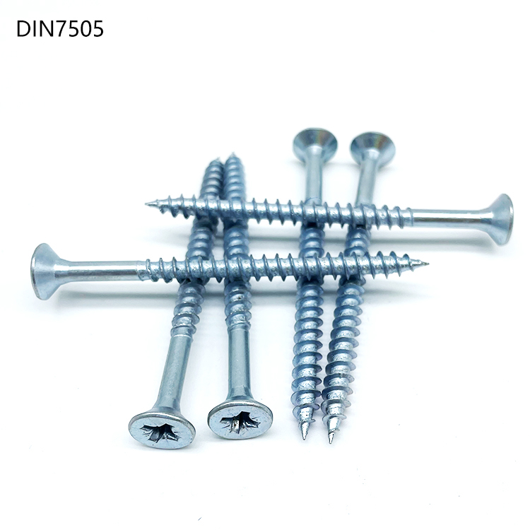 45mm Bulk Chipboard Screws Din7505 Chipboard Screws Pozi Double Flat Head Chipboard Screws for Wood Fence