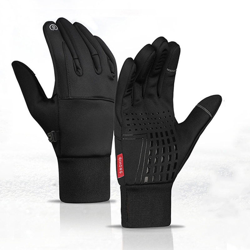 Waterproof Touch Screen Lightweight Non-Slip Custom Autumn Winter Thermal Sport Ski Liner Bike Cycling Motorcycle Riding Gloves