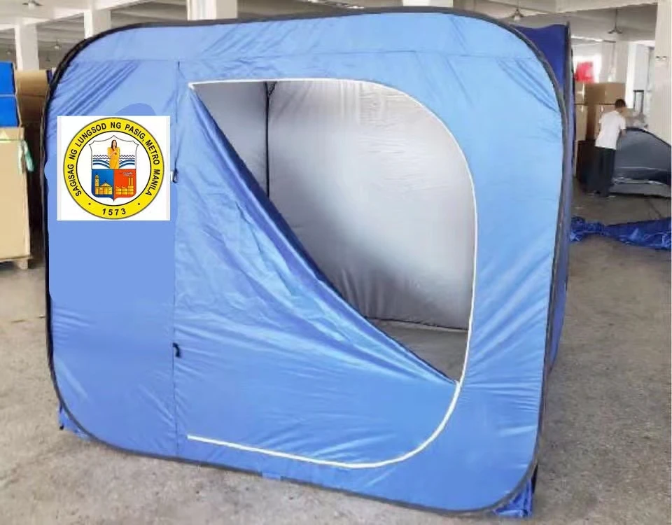 Modular Disaster Pop Up Evacuation cubicle Emergency Tent Storm Shelter Flood Victims Temporary Home tent-KN100