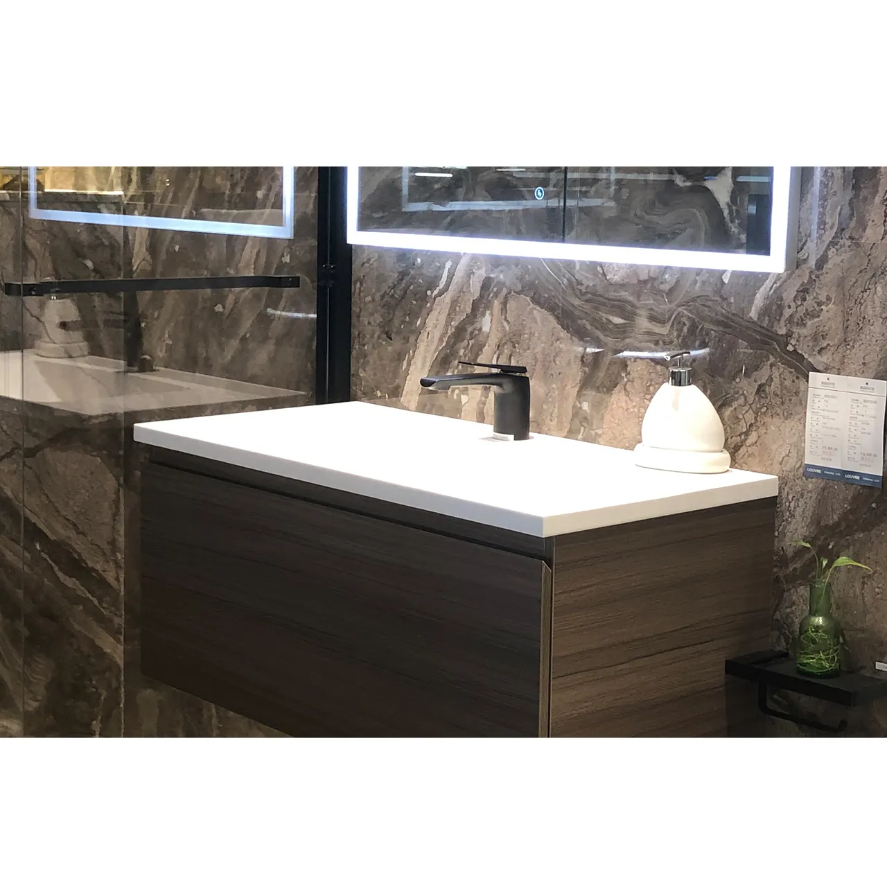 Artificial Stone Quartz Marble Quartz Calacatta Countert Wash Basin Kitchen Top Countertop