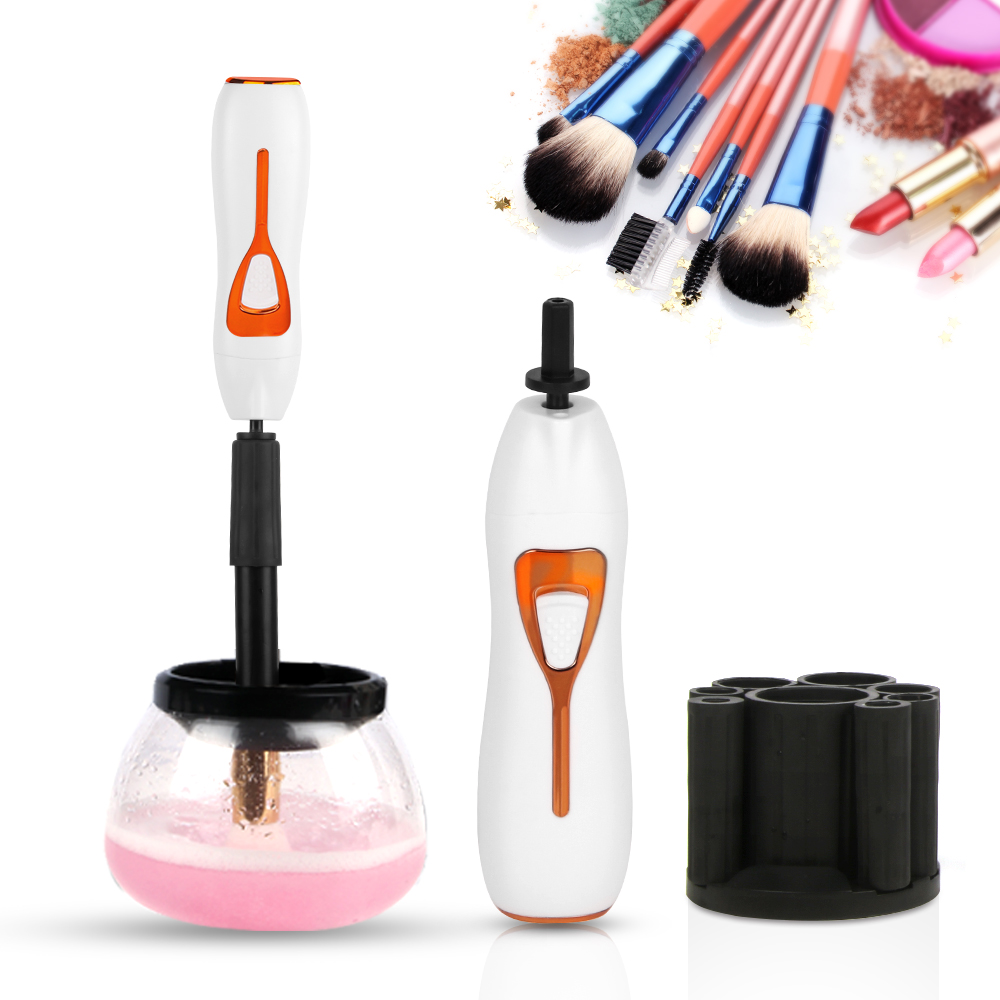 New Arrival Wholesale Electric Makeup Brush With Batteries Makeup Brush Cleaner