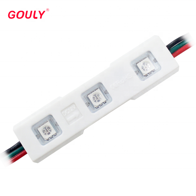 Ws2811 наружный пиксель RGB чеканка Коло светодиодный модуль струны на заказ 12 в знак 3 светодиодный модуль cob свет СИД
