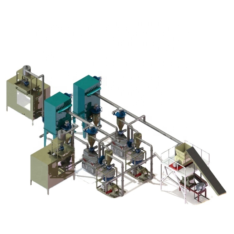 Dry Way Process Pcb Scrap Recycling Machine Waste Pcb Recycling Plant