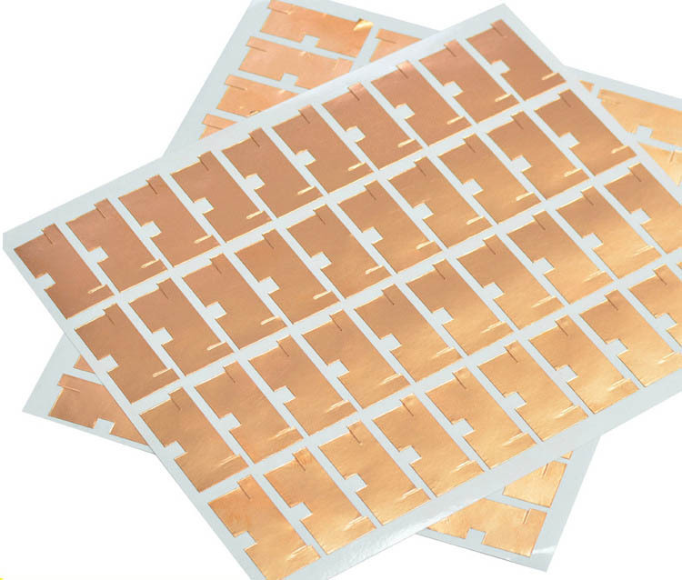 Custom Die Cut High Temperature Insulation Copper Foil Tape High Performance Electrically Conductive Copper Foil Tape