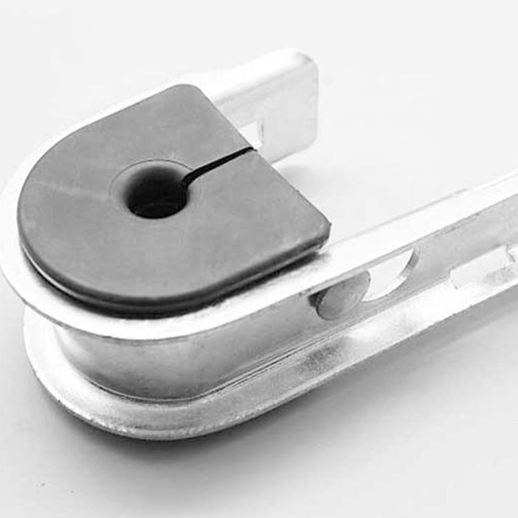 J-hook подвесной зажим J Hook Pole Clamp Bracket для круглых волоконно-оптических кабелей Adss