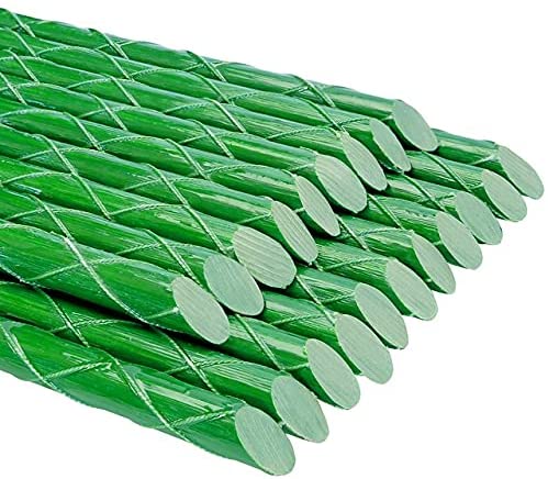 Plant Tomato Stakes Support, Yard Plant Support Cage Fiberglass Garden Stakes, Sturdy Green Multi-span Agricultural Greenhouses
