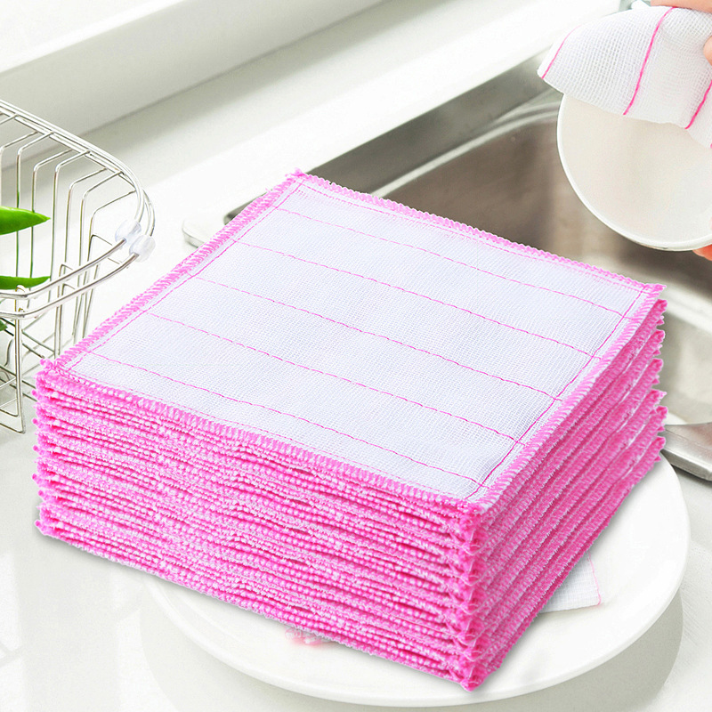 Wholesale dishwashing cloth absorbent cloth does not touch oil kitchen towels cotton dish dish towels kitchen cloth norwex