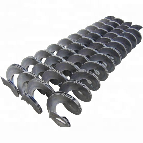 Helical Blade/Continuous Flight/Screw Flight for sludge dewatering